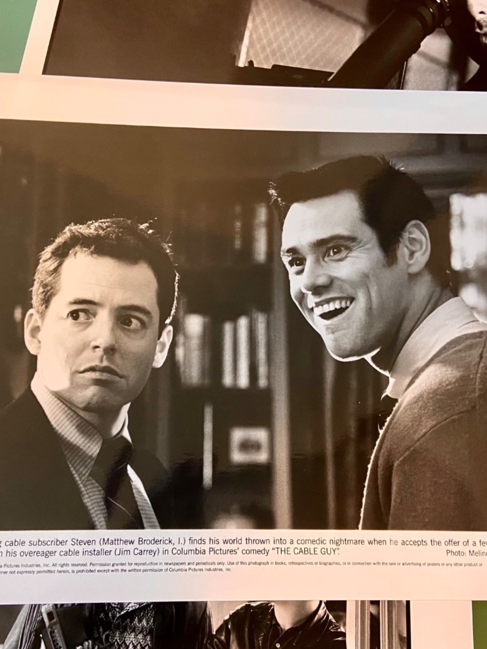 Cable GUY jim carrey mathew broderick stock photos promo x4 - Picture 3 of 9